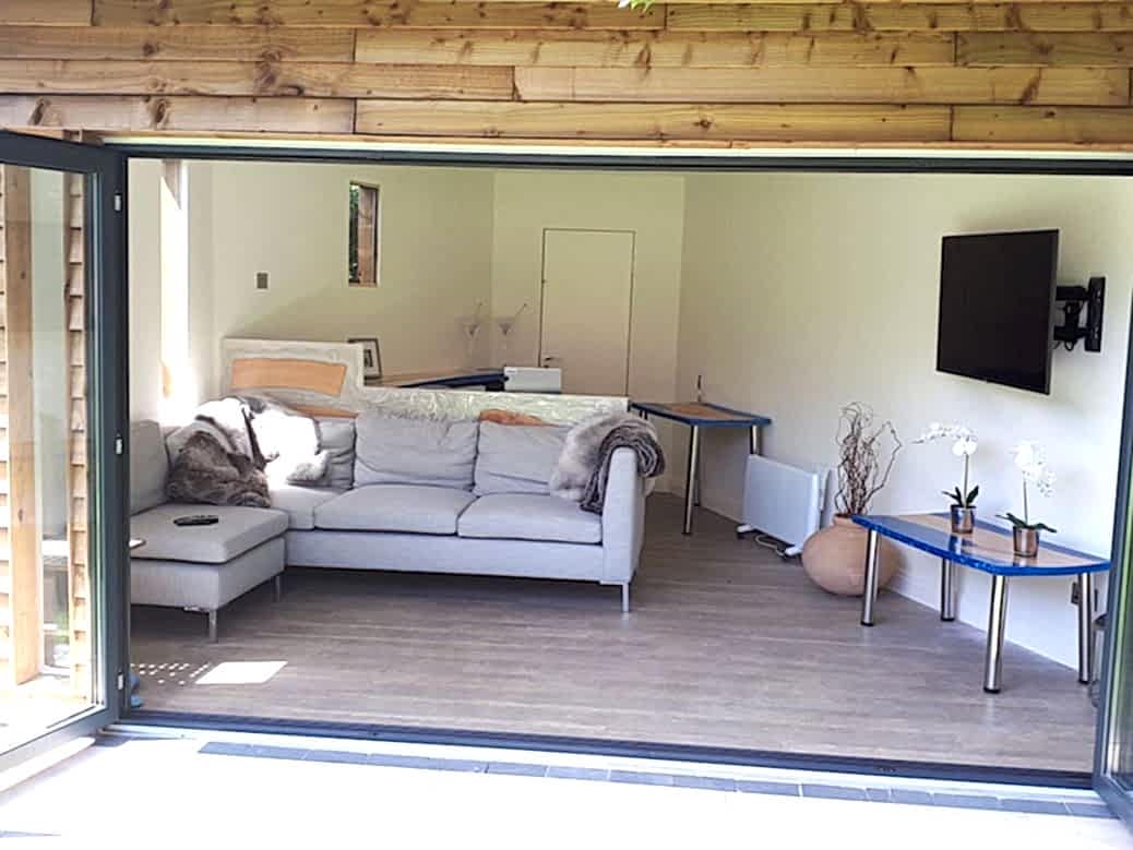 Contemporary garden design in Esher Surrey